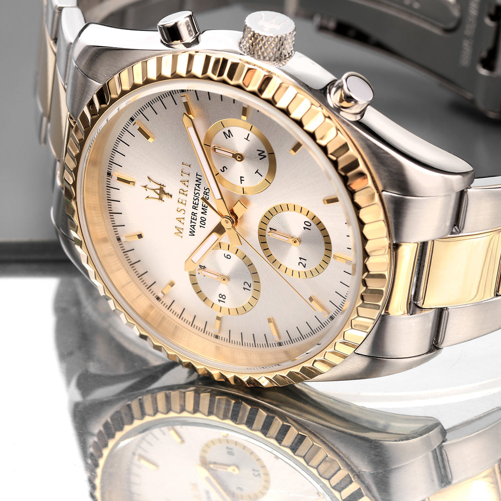 Maserati Chronograph Quartz Silver Dial Men's Watch R8853100021