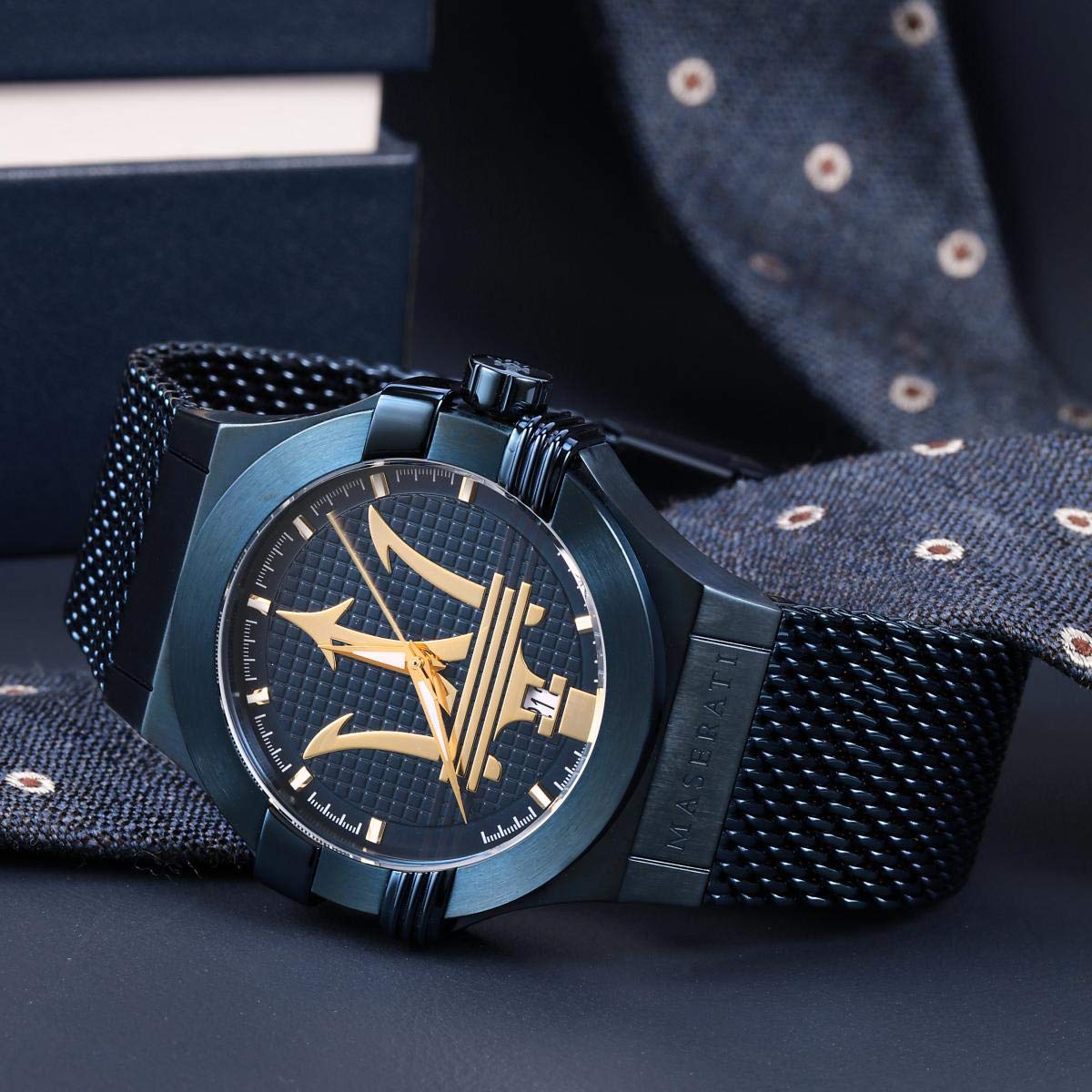 Maserati Potenza Analog Blue Steel Men's Watch R8853108008