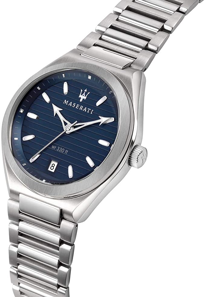 Maserati Triconic Quartz Blue Dial Men's Watch R8853139002