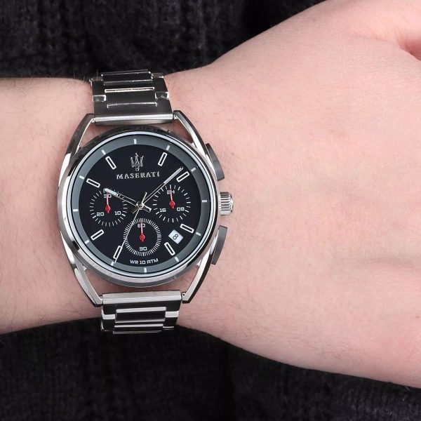 Maserati Trimarano Chronograph Black Dial Men's Watch R8873632003