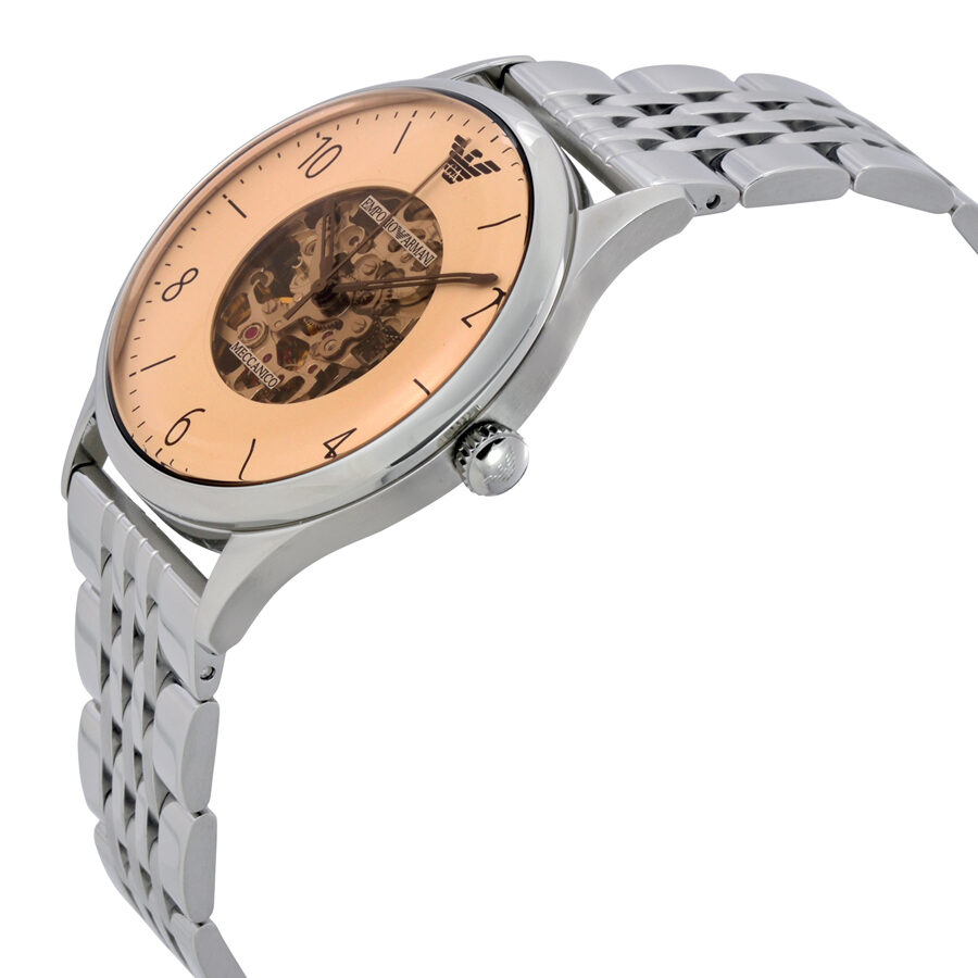 Emporio Armani Dress Beige Dial Men's Stainless Steel Watch AR1922 - BigDaddy Watches #2