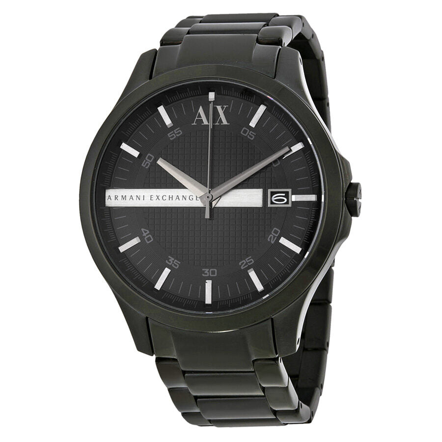 Armani Exchange Hampton Black Dial Black Ion-plated Men's Watch AX2104 - BigDaddy Watches
