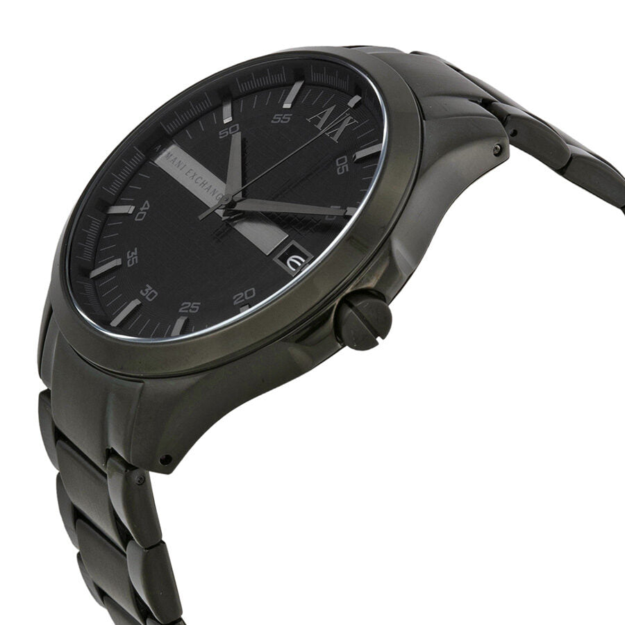 Armani Exchange Hampton Black Dial Black Ion-plated Men's Watch AX2104 - BigDaddy Watches #2