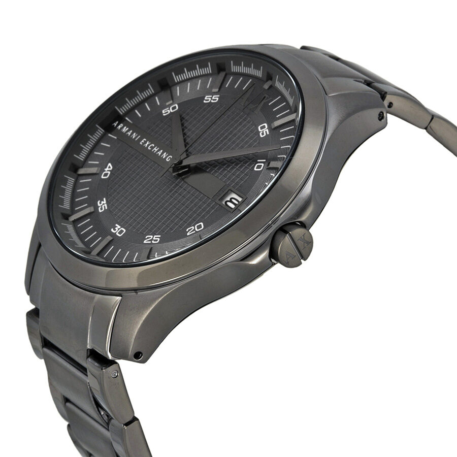 Armani Exchange Hampton Grey Textured Dial Men's Watch AX2135 - BigDaddy Watches #2