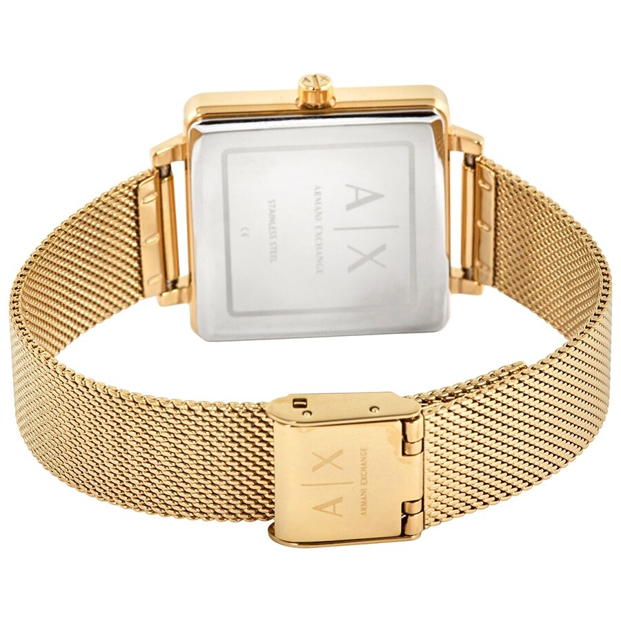 Armani Exchange Lola Quartz Gold Dial Ladies Watch AX5801 - BigDaddy Watches #3