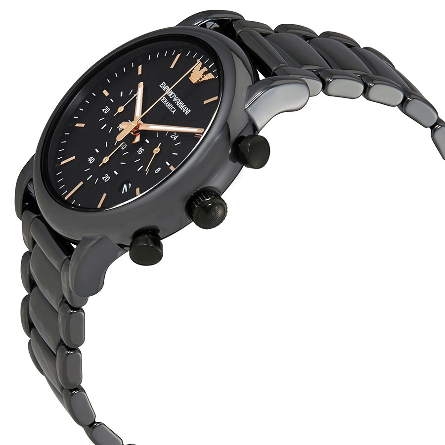 Emporio Armani Luigi Chronograph Black Dial Men's Watch AR1509 - BigDaddy Watches #2