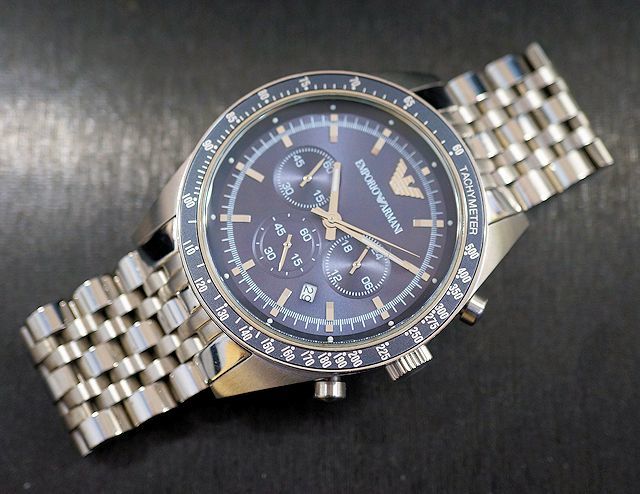 Emporio Armani Sportivo Chronograph Blue Dial Men's Watch AR6072