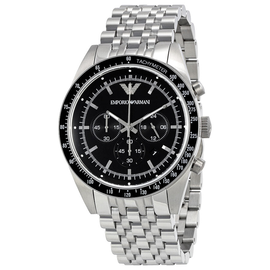 Emperio Armani Sportivo Black Dial Quartz Men's Watch AR5988 - BigDaddy Watches