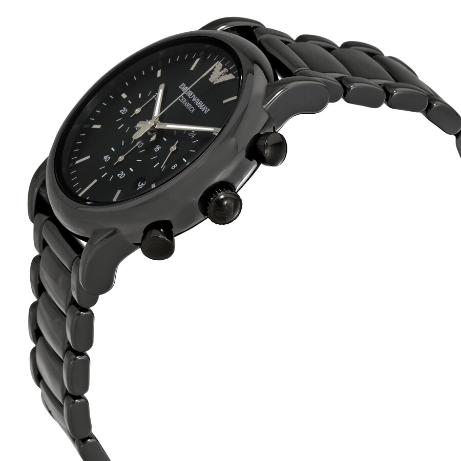 Emporio Armani Chronograph Black Dial Men's Watch AR1507 - BigDaddy Watches #2