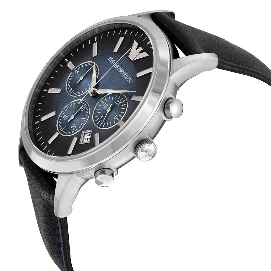Emporio Armani Classic Chronograph Blue Dial Men's Watch AR2473 - BigDaddy Watches #2