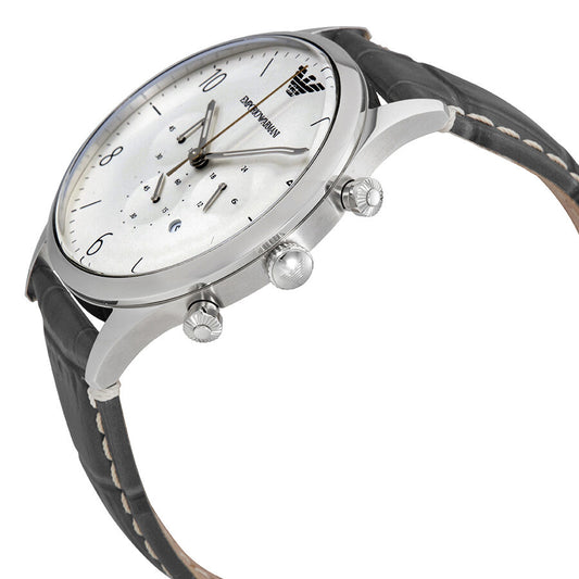 Emporio Armani Classic Silver Dial Men's Chronograph Watch AR1861 - BigDaddy Watches #2