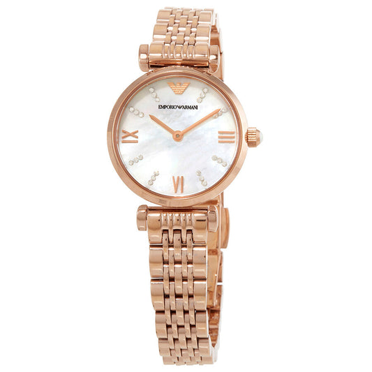 Emporio Armani Gianni T-Bar Crystal Pave Ladies Watch AR11316