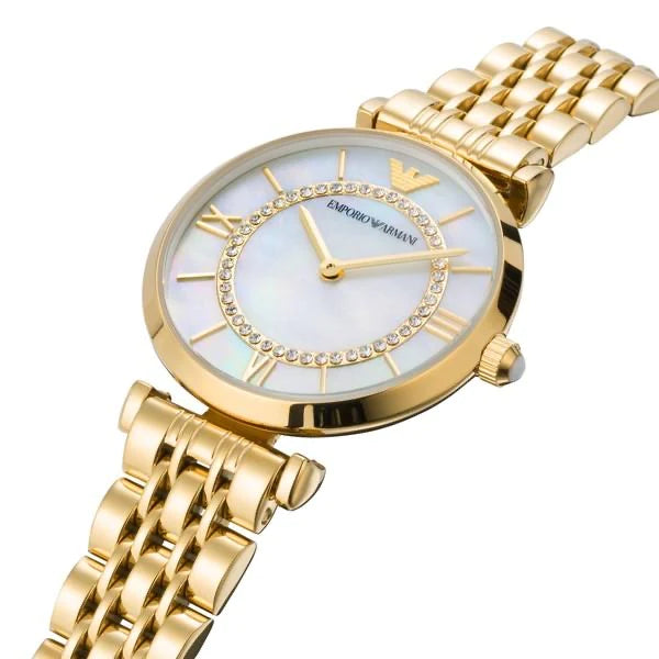 Emporio Armani Classic Mother Of Pearl Dial Ladies Watch AR1907