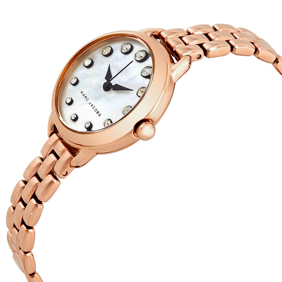 Marc Jacobs Betty Mother Of Pearl Dial Ladies Rose Gold Watch MJ3511 - BigDaddy Watches #2