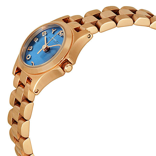 Marc by Marc Jacobs Henry Dinky Blue Dial Rose Gold-Tone Stainless Steel Ladies Watch MBM3204 - BigDaddy Watches #2