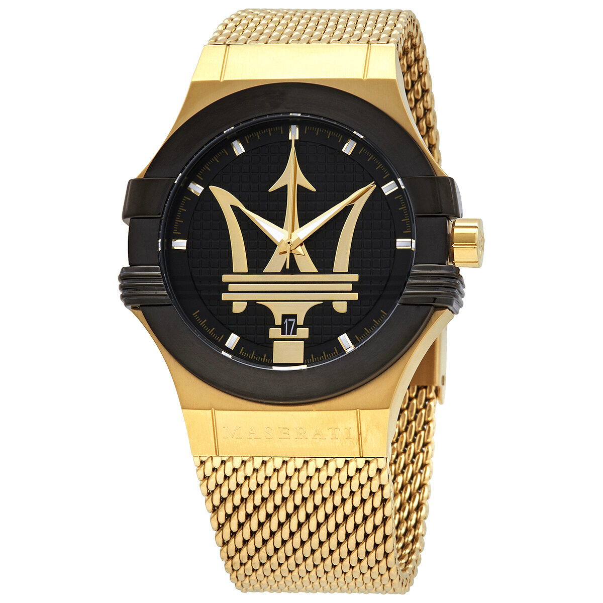 Maserati Potenza Quartz Black Dial Men's Watch R8853108006 - BigDaddy Watches
