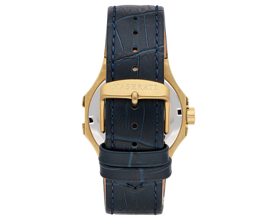 Maserati Potenza Blue Leather R8851108035 - Big Daddy Watches #3