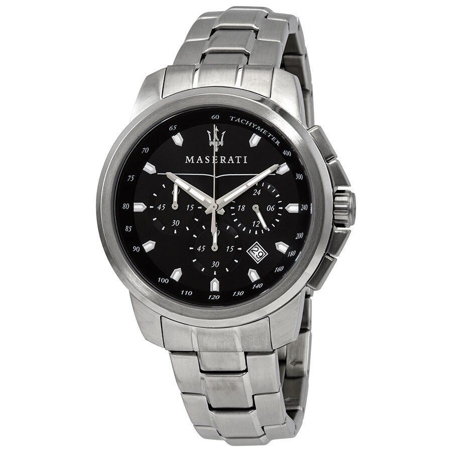 Maserati Successo Chronograph Black Dial Men's Watch R8873621001 - BigDaddy Watches