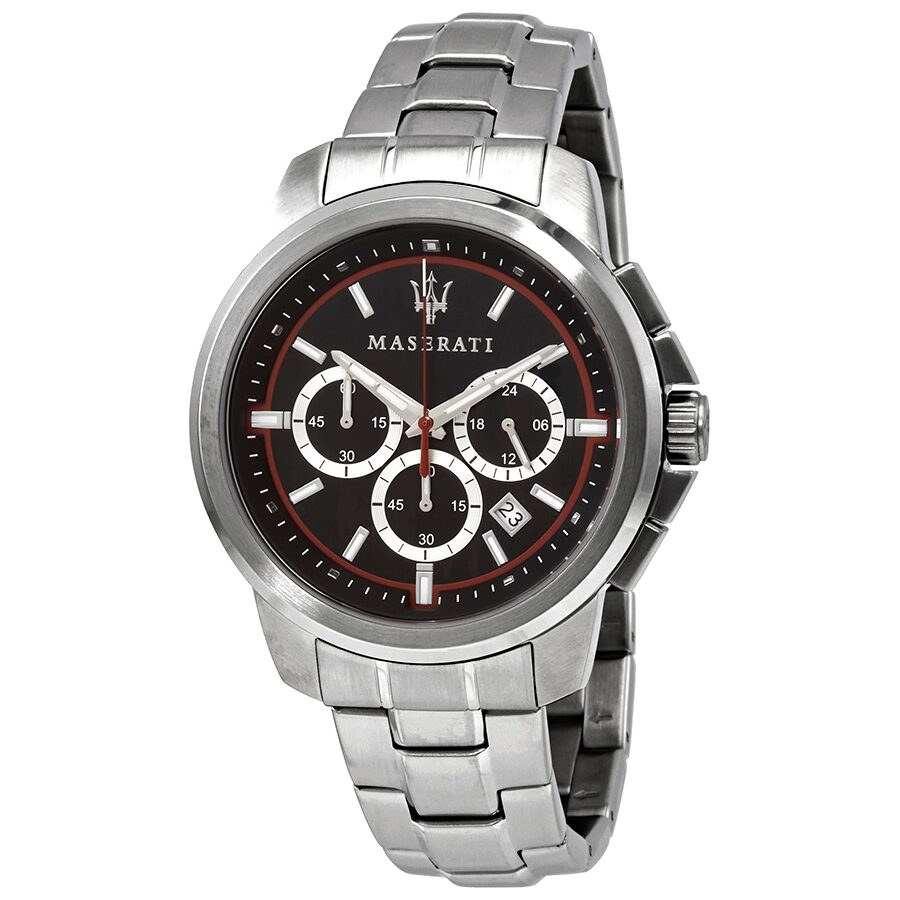 Maserati Successo Chronograph Quartz Black Dial Men's Watch R8873621009 - BigDaddy Watches