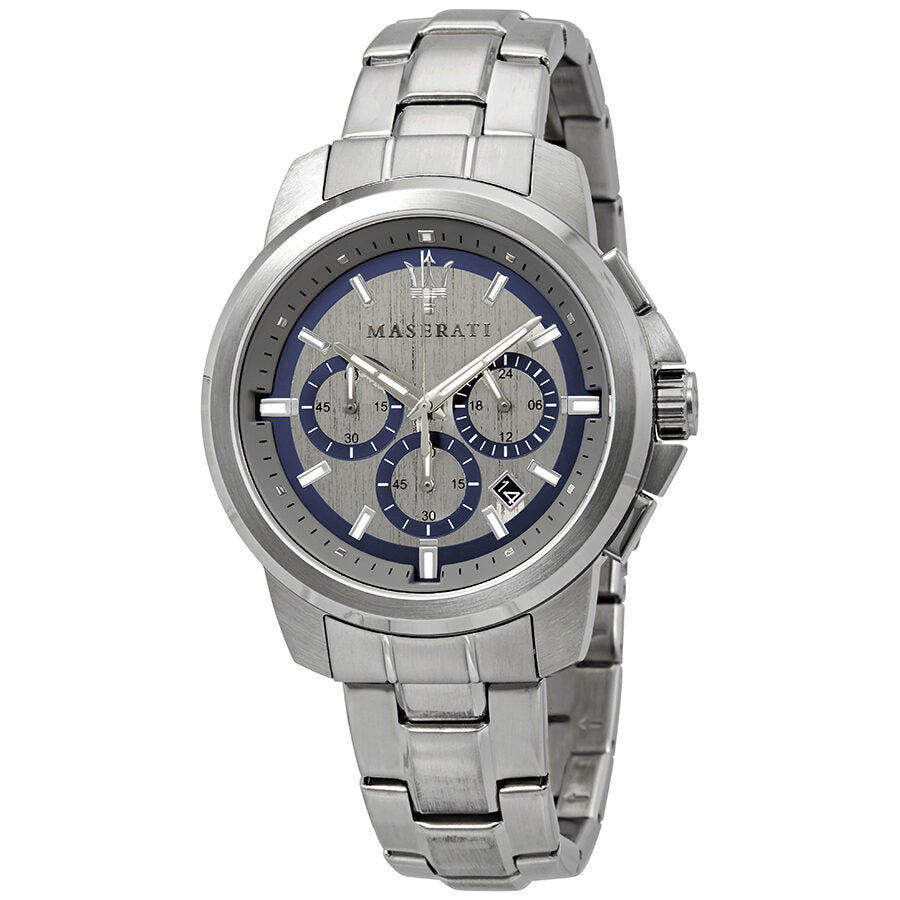 Maserati Successo Chronograph Silver Dial Men's Watch R8873621006 - BigDaddy Watches