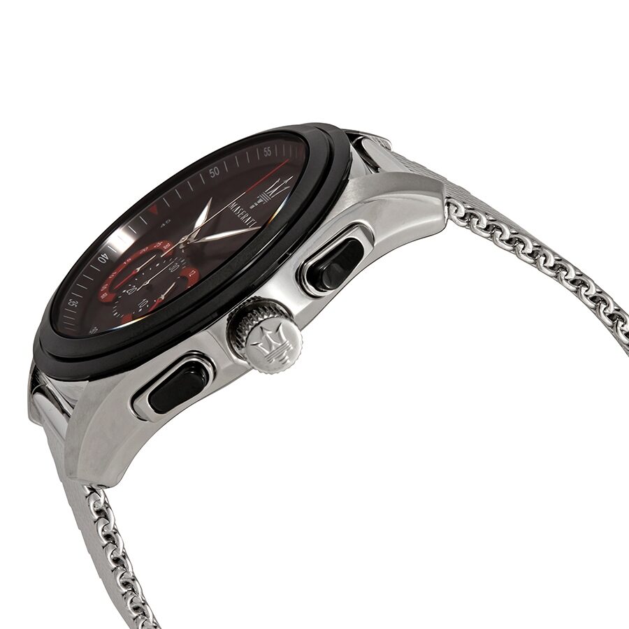 Maserati Traguardo Chronograph Black Dial Men's Watch R8873612005 - BigDaddy Watches #2