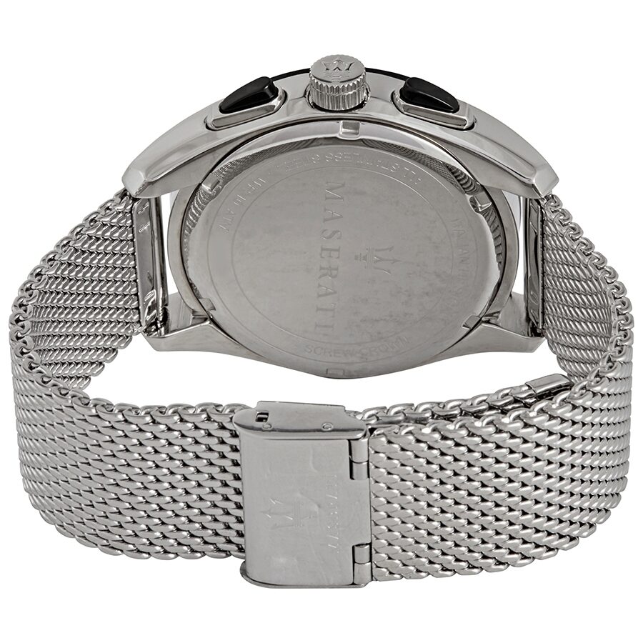 Maserati Traguardo Chronograph Black Dial Men's Watch R8873612005 - BigDaddy Watches #3