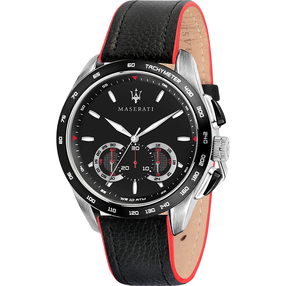 Maserati Traguardo Chronograph Quartz Black Dial Men's Watch R8871612028 - BigDaddy Watches