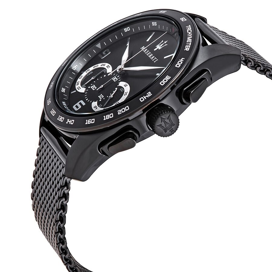 Maserati Traguardo Chronograph Quartz Black Dial Men's Watch R8873612031 - BigDaddy Watches #2