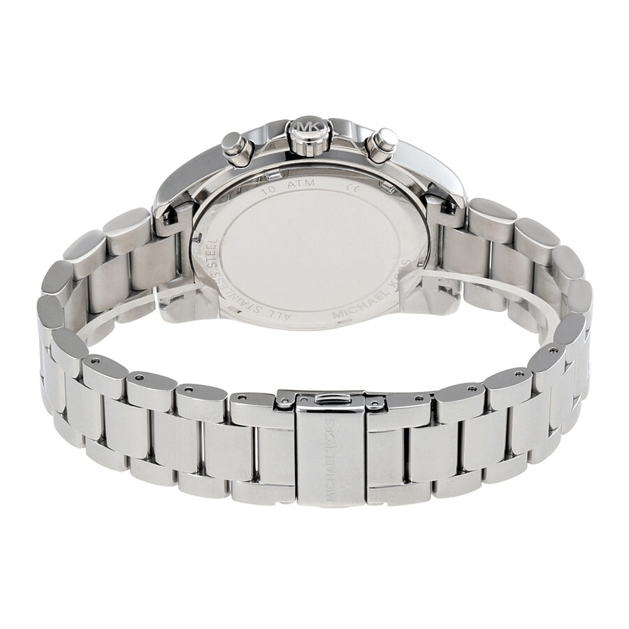 Michael Kors Bradshaw Silver Crystal Pave Dial Unisex Watch MK6320 - BigDaddy Watches #3