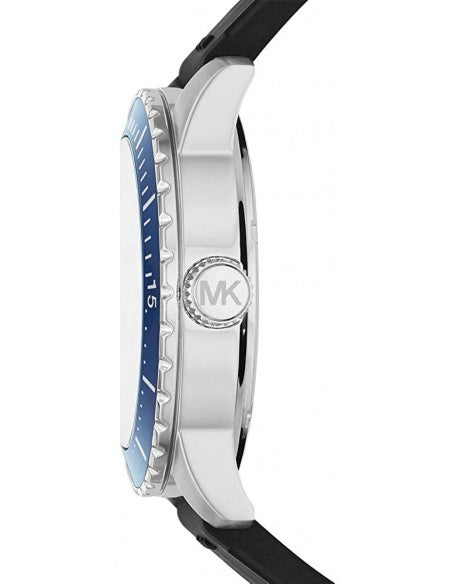 Michael Kors Cunningham Multifunction Black Silicon Men's Watch MK7160 - Big Daddy Watches #2