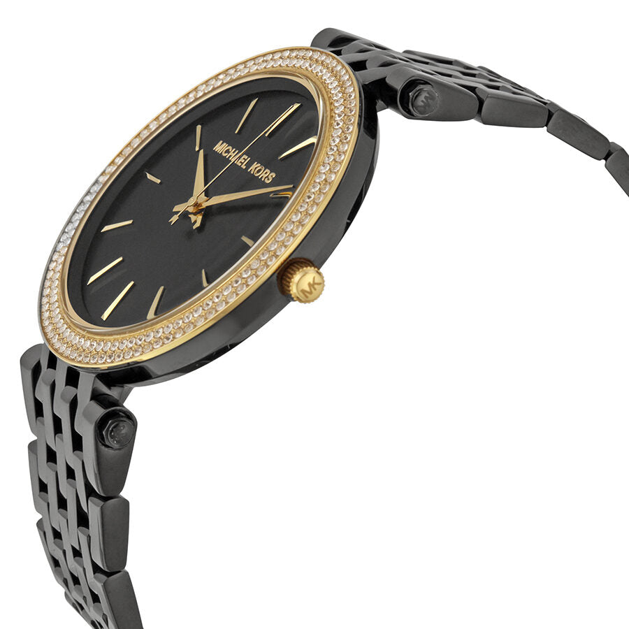Michael Kors Darci Black Dial Black Ion-plated Ladies Watch MK3322 - BigDaddy Watches #2