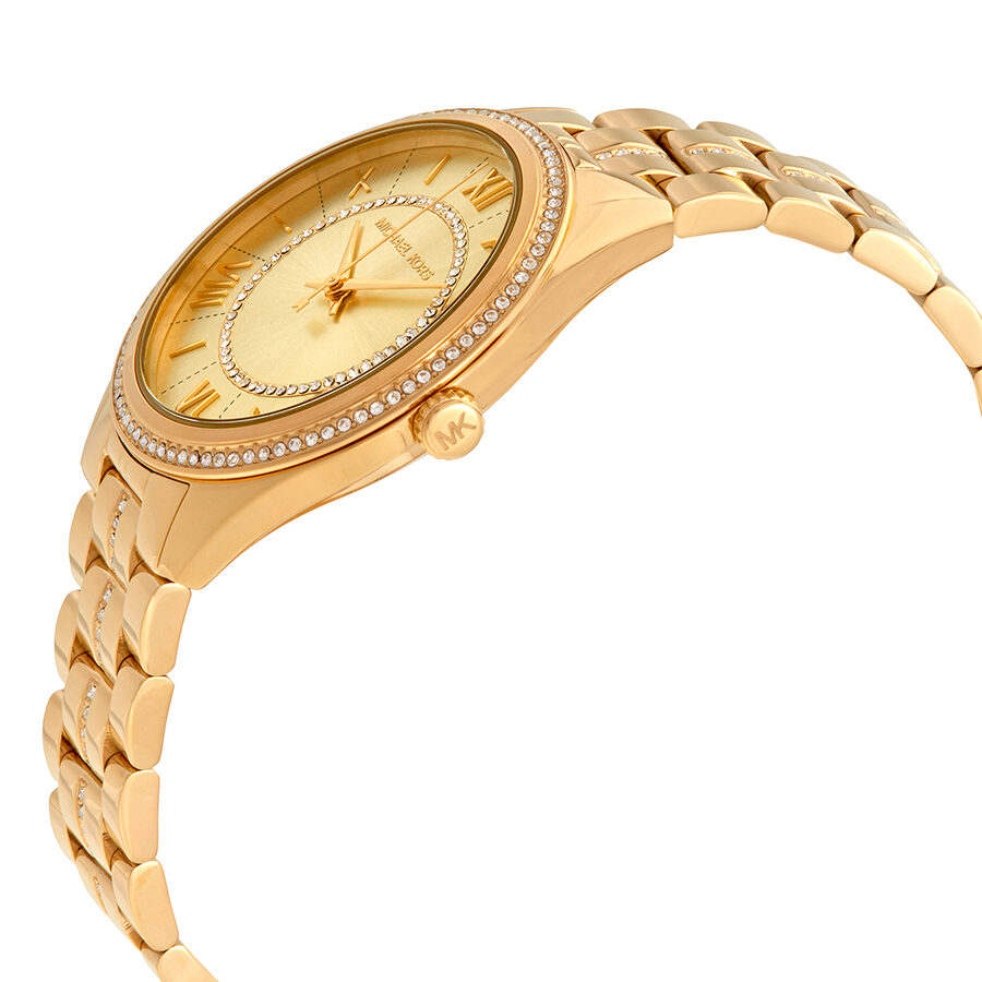 Michael Kors Lauryn Gold Crystal-set Ladies Watch MK3719 - BigDaddy Watches #2