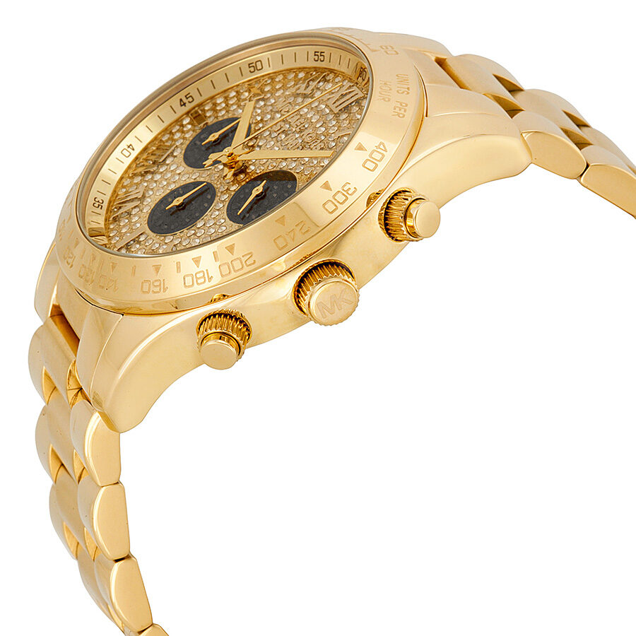 Michael Kors Layton Glitz Gold-tone Crystal Dial Ladies Watch MK5830 - BigDaddy Watches #2
