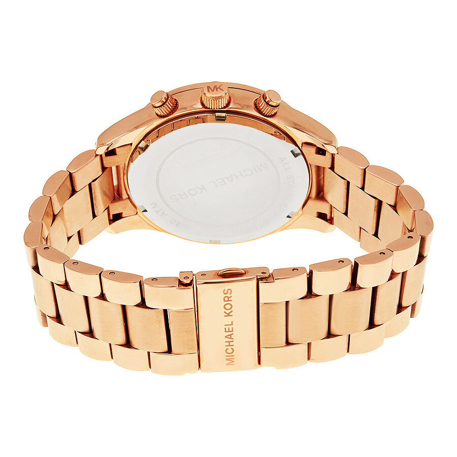 Michael Kors Layton Pave Dial Rose Gold-tone Ladies Watch MK5946 - BigDaddy Watches #3