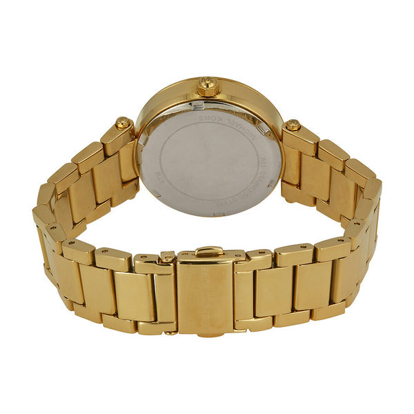 Michael Kors Mini Parker Champagne Glitz Dial Gold Ladies Watch MK6056