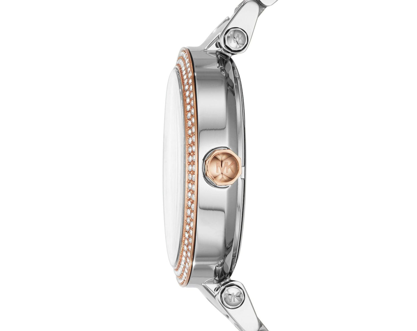 Michael Kors Parker Rose Gold and Silver Ladies Watch MK6314
