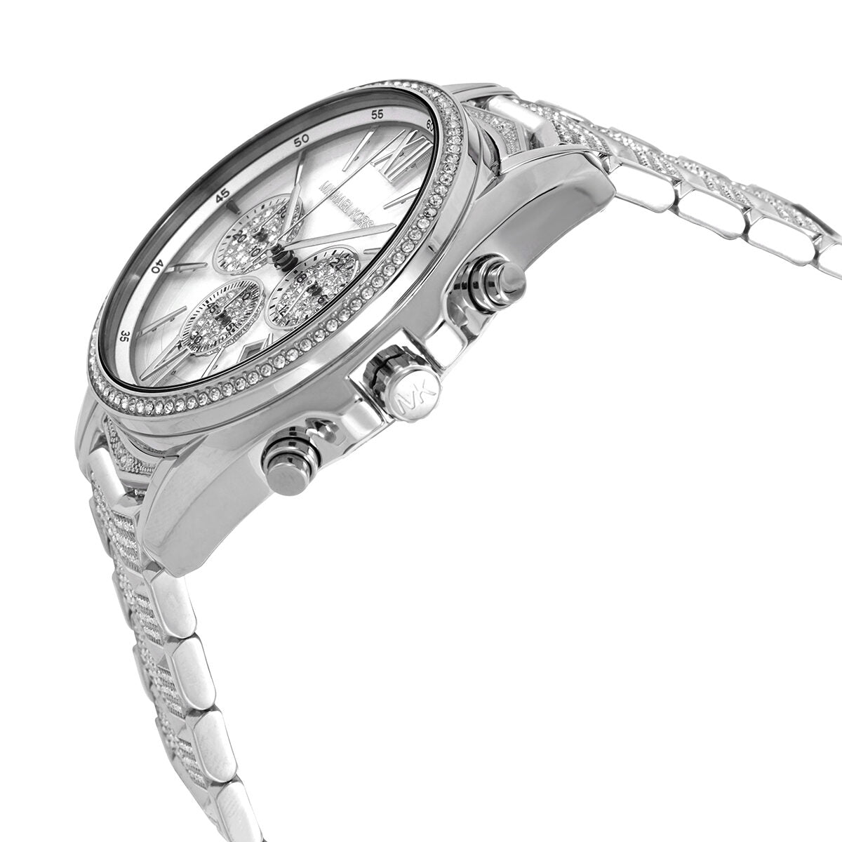 Michael Kors Whitney Chronograph Quartz Crystal Silver Dial Ladies Watch MK6728 - BigDaddy Watches #2