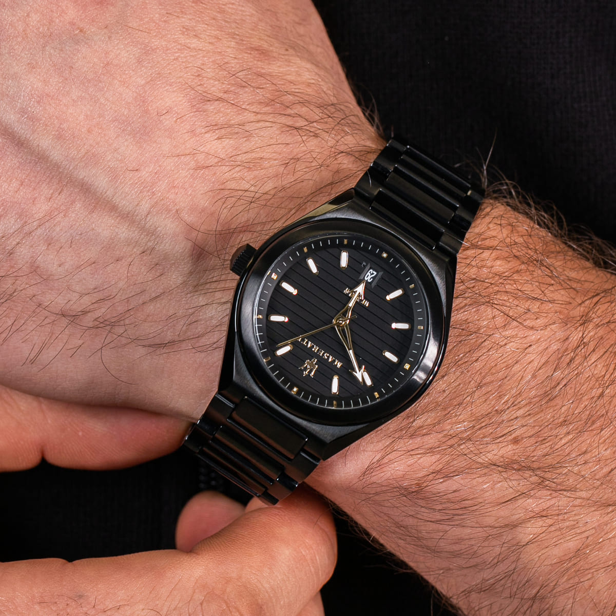 Maserati Analog Black Dial Men's Watch R8853139004
