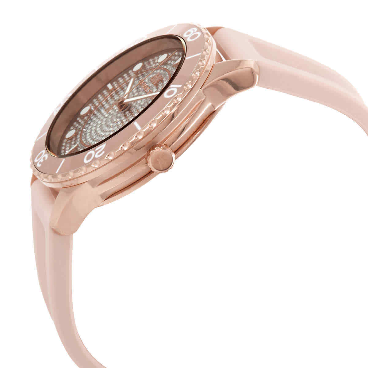 Michael Kors Runway Quartz Rose Crystal Dial Ladies Watch MK6854