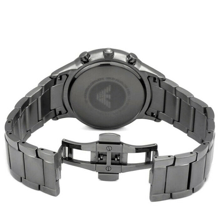 Emporio Armani Men's Classic Chronograph Stainless Steel Gunmetal Watch AR2454 - Big Daddy Watches #4