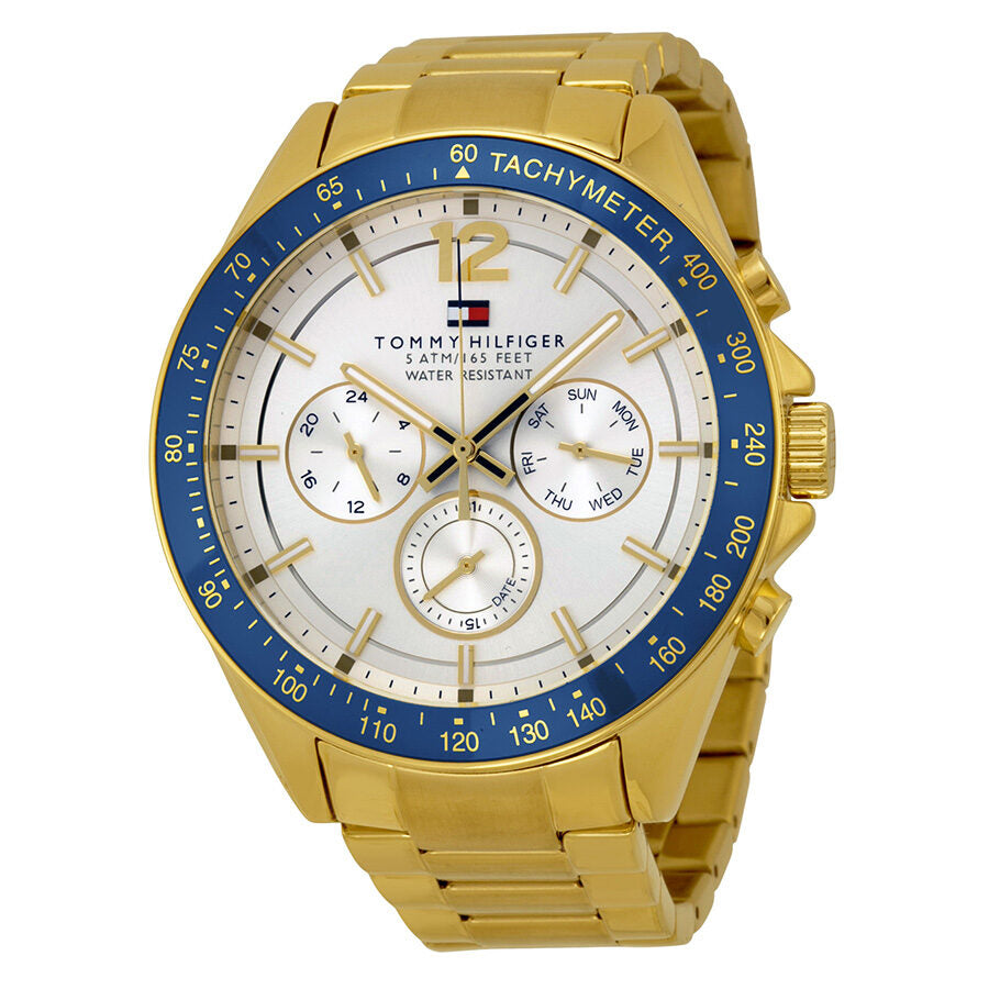 Tommy Hilfiger Luke Multi-Function Silver White Dial Steel Men's Watch 1791121 - BigDaddy Watches